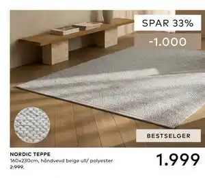 Skeidar NORDIC TEPPE tilbud