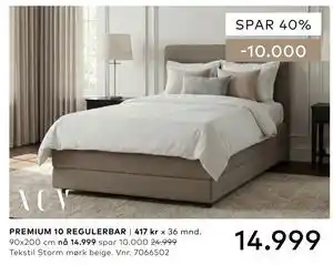 Skeidar PREMIUM 10 REGULERBAR tilbud