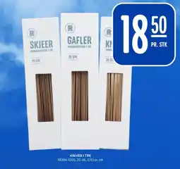 Rema 1000 Kniver i tre tilbud