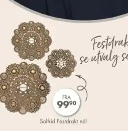 Sparkjøp Solfrid Festdrakt nål tilbud