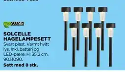jem & fix SOLCELLE HAGELAMPESETT tilbud