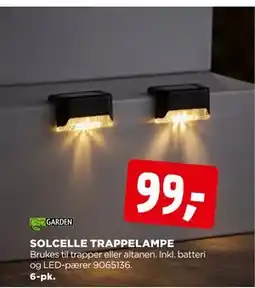 jem & fix SOLCELLE TRAPPELAMPE tilbud