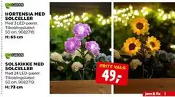 jem & fix HORTENSIA MED SOLCELLER tilbud