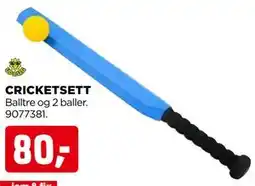 jem & fix CRICKETSETT tilbud