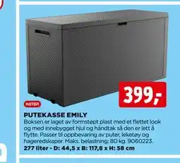 jem & fix PUTEKASSE EMILY tilbud