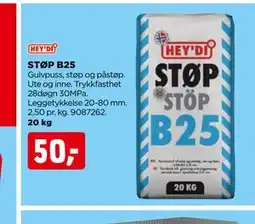 jem & fix STØP B25 tilbud