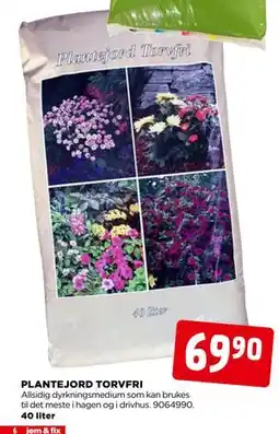 jem & fix PLANTEJORD TORVFRI tilbud