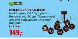 jem & fix SOLCELLE LYSKJEDE tilbud
