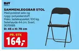 jem & fix SAMMENLEGGBAR STOL tilbud