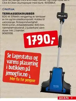 jem & fix TERRASSESKRUBBER tilbud