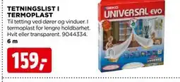 jem & fix TETNINGSLIST I TERMOPLAST tilbud