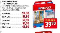 jem & fix KRON- ELLER TETNINGSLIST tilbud