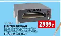 jem & fix ELEKTRISK PIZZAOVN tilbud