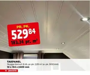 jem & fix TAKPANEL tilbud
