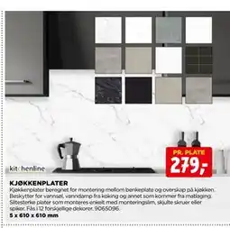 jem & fix KJØKKENPLATER tilbud