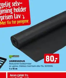 jem & fix UGRESSDUK tilbud