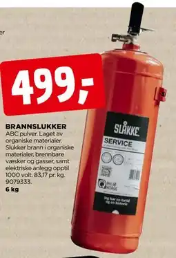 jem & fix BRANNSLUKKER tilbud