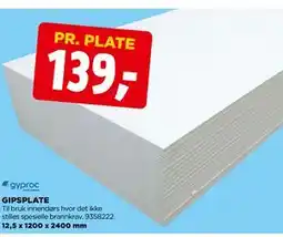 jem & fix GIPSPLATE tilbud