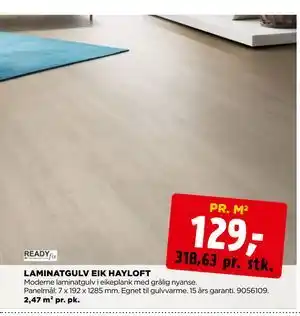 jem & fix LAMINATGULV EIK HAYLOFT tilbud
