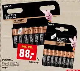 jem & fix DURACELL tilbud