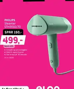 ELON PHILIPS Steamer STH3010/70 tilbud