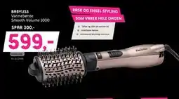 ELON BABYLISS Varmebørste Smooth Volume 1000 tilbud
