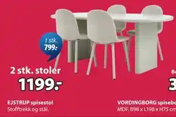 JYSK EJSTRUP spisestol tilbud