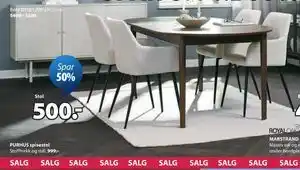 JYSK PURHUS spisestol tilbud