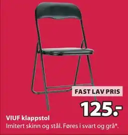 JYSK VIUF klappstol tilbud