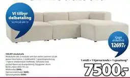 JYSK SKEJBY modulsofa tilbud