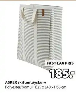 JYSK ASKER skittentøyskurv tilbud