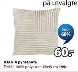 JYSK AJANIA pyntepute tilbud