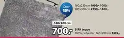 JYSK BIRK teppe tilbud