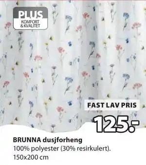 JYSK BRUNNA dusjforheng tilbud