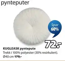 JYSK KUGLEASK pyntepute tilbud