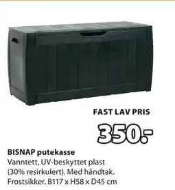 JYSK BISNAP putekasse tilbud