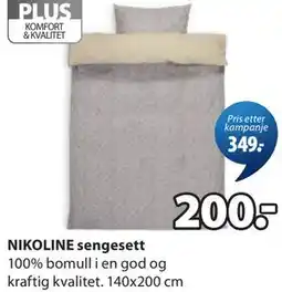 JYSK NIKOLINE sengesett tilbud