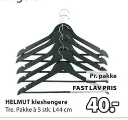 JYSK HELMUT kleshengere tilbud