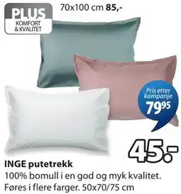 JYSK INGE putetrekk tilbud