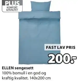 JYSK ELLEN sengesett tilbud