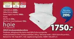 JYSK GEILO moskusandedunsdyne tilbud