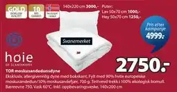 JYSK TOR moskusandedunsdyne tilbud