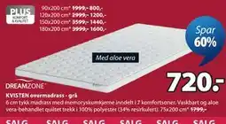 JYSK KVISTEN overmadrass - grå tilbud
