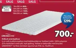 JYSK KJELLA overmadrass tilbud