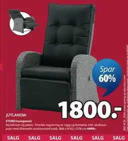 JYSK STORD loungestol tilbud
