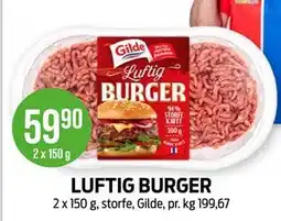 Kiwi LUFTIG BURGER tilbud