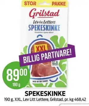 Kiwi SPEKESKINKE tilbud