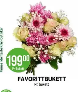 Kiwi FAVORITTBUKETT tilbud