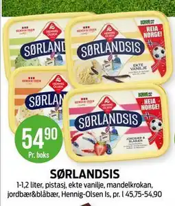 Kiwi SØRLANDSIS tilbud