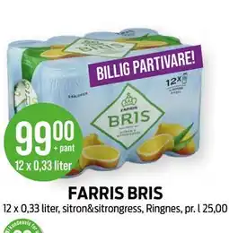 Kiwi FARRIS BRIS tilbud